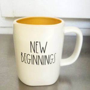 NEW Rae Dunn New Beginnings Big Coffee Mug